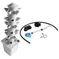 thumbnail image 4 of GELUOXI Hydroponic Growing System Outdoor Indoor Vertical Garden Home Gardening System Vertical Garden Planter with Pump and Movable Water Tank Vegetable Plant Gift for Gardening fans White (30-plant), 4 of 12