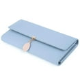 thumbnail image 1 of Portefeuille Bleu Clair Femme en Cuir Synthétique, 1 of 4