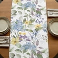 thumbnail image 5 of Table Runners 36 Inches Long Dress Scarves, Vintage Spring Floral Farmhouse Kitchen/Dining Table Runner, Short Coffee Tablerunners, Farmhouse Flowers Watercolor 13x36 Inch, 5 of 9