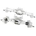 thumbnail image 3 of Piezas de mejora del eje delantero y trasero aptas para SCX10 II 90046 90047 1/10 Axial RC Car ModelSilver, 3 of 10