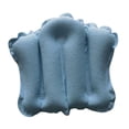 thumbnail image 4 of Almohada de baño inflable Soledad Con Ventosas para bañera 51x38 cm azul, 4 of 10