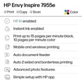 thumbnail image 3 of HP Envy Inspire 7955e Wireless All-in-One Color Photo Printer, Scan, copy, 3 months free Instant Ink, 3 of 17