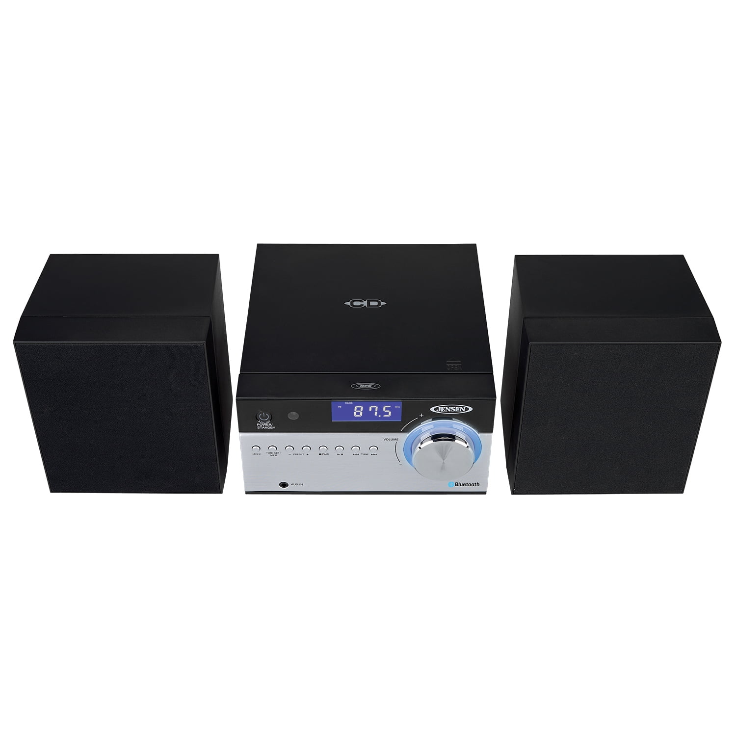 Jensen JBS-200 Bluetooth CD Music System with Digital AM/FM Stereo Receiver and Remote Control 2 