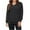 Black, variant on Women's Long Sleeve Sweatshirt No-Cap V-Neck Solid Color Outfits Casual Fall Clothes Basic Fashion Winter Clothing