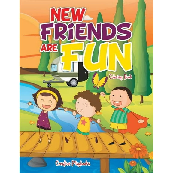 New Friends are Fun Coloring Book (Paperback)
