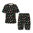 thumbnail image 1 of Easygdp Solar System Planets Space for Short-Sleeve Tee and Sleep Short Pajama Set for Kids, 2-piece-3X-Large, 1 of 6