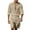 Khaki, variant on NAFUU Men's 2 Pieces Outfits Linen Sets For Men Long Sleeve Button Down Shirt And Drawstring Waist Shorts Summer Casual Beach Outfits Commuting Work Outfits