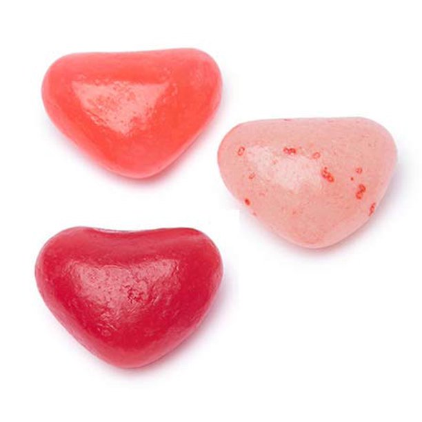 Jolly Rancher Jelly Hearts 2 Pounds Valentines Red Pink & White Heart