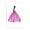 Pink Ballgown Skirt, variant on Stupell Industries Contemporary Diamond Jewelry Girl Canvas Art, 16 x 24, by Martina Pavlova