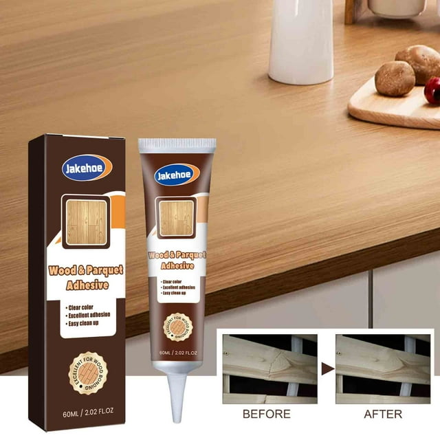 Antqov Wood and Parquet Adhesive Are Highly Adhesive and Suitable for All Types Of Wood Including Hardwoods and Softwoods and Composites 60ml, Home Accessories