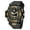 Black Golden, variant on 8078 New Men Sports Watch Military Waterproof Electronics Quartz Wristwatch Luxury Male Dual Display Led Light Digital Watch