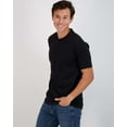 thumbnail image 4 of Real Essentials 3 Pack: Men's Cotton Short & Long Sleeve Henley T-Shirt Performance Activewear (Available In Big & Tall), 4 of 7