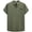 Army Green, variant on Men's Henley T Shirts Short Sleeve Slim Fit Band Collar Shirt Oversized T-Shirts Business Tops Classic Knit Pullover Tees