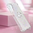 thumbnail image 6 of Case for Samsung Galaxy A25 5G, Galaxy A25 5G Case Girls Women Glitter Clear TPU Cute Bling Love Quicksand Sparkle Case with Stand Shockproof Liquid Case for Samsung Galaxy A25 5G Colorful YBZ, 6 of 14