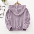 thumbnail image 6 of Tween Girls Lightweight Windbreaker Jackets Zip Up Hooded Coats Casual Active Wear Spring Fall Outerwear Tops with Pockets for Kids Teens, Size 9-10, 6 of 7