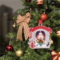 thumbnail image 2 of mmirethe Photo Frame Xmas Pendent Hanging Decor Fine Workmanship Sweet Gift Household Decorations Exquisite Tree Decal Living Room, 2 of 6