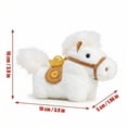 thumbnail image 4 of 3.9in Year of the Horse Mascot Lunar New Year Zodiac Plush Prosperity Horse Bag Charm Backpack Accessory Soft Keyring Pendant Festive Good Luck Gift, 4 of 8