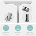 thumbnail image 3 of JULY HOME Universal Silicone Squeegees for Shower Glass Doors - ar Window Squeegees for Window Clean - Water Squeegees & Mirrors Squeegees Shower (Gray), 3 of 9