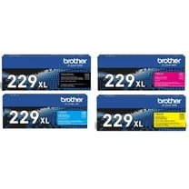 Brother TN229XL High-yield Black Cyan Yellow Magenta Toner Cartridge Set- 4PK GENUINE BROTHER OEM