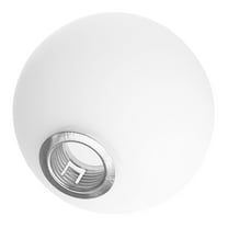 FOLOYORI Glass Globe Bulb Cover White Glass 1Pack Lampshade For Table Lights