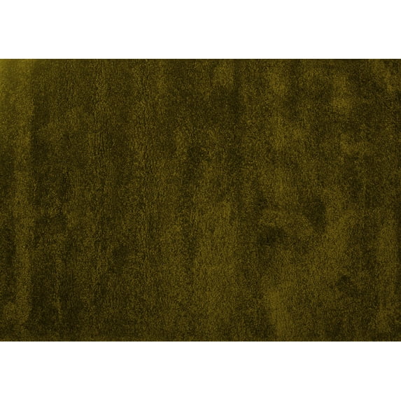 Ahgly Company Machine Washable Indoor Rectangle Abstract Yellow Contemporary Area Rugs, 2' x 5'