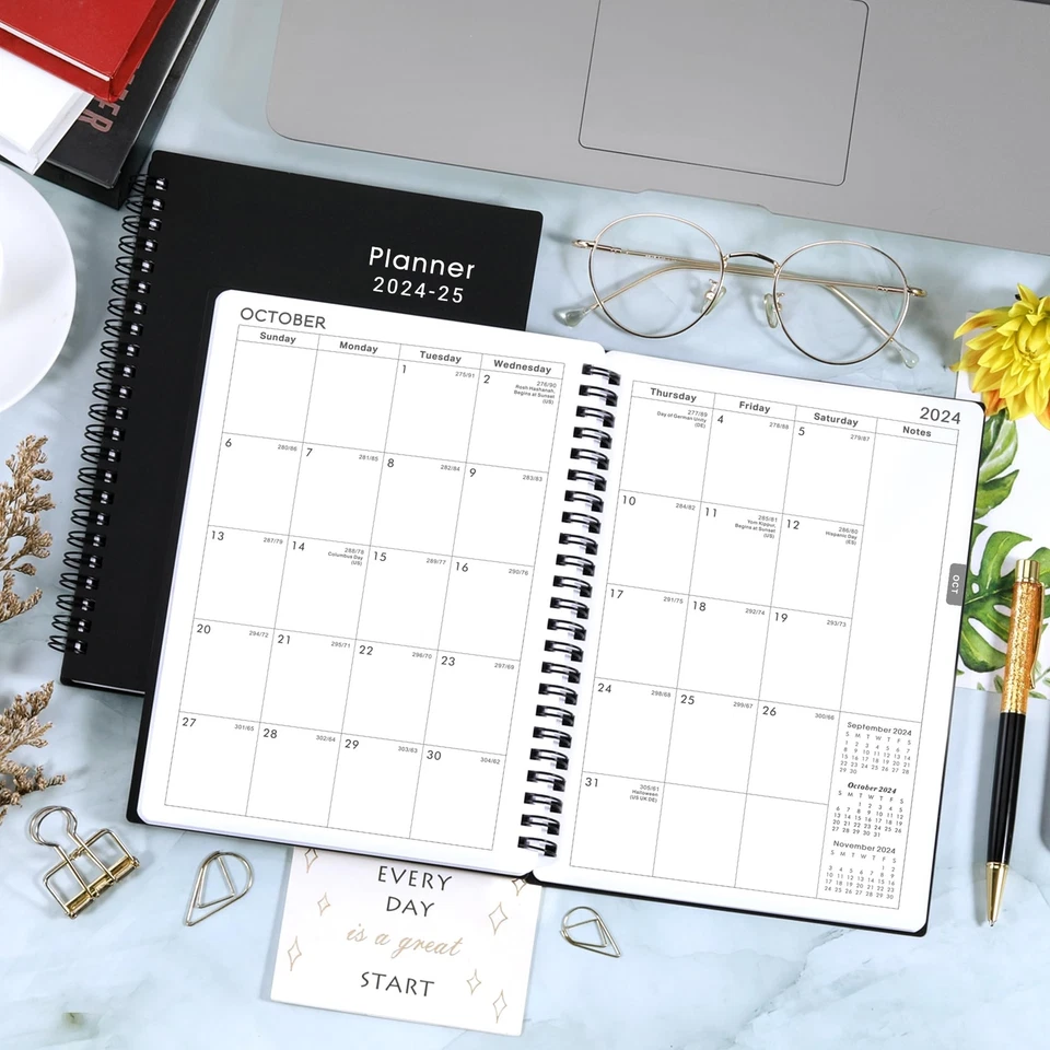 2024-2025 Planner - Weekly & Monthly Academic Planner 2024-2025, From July 20...