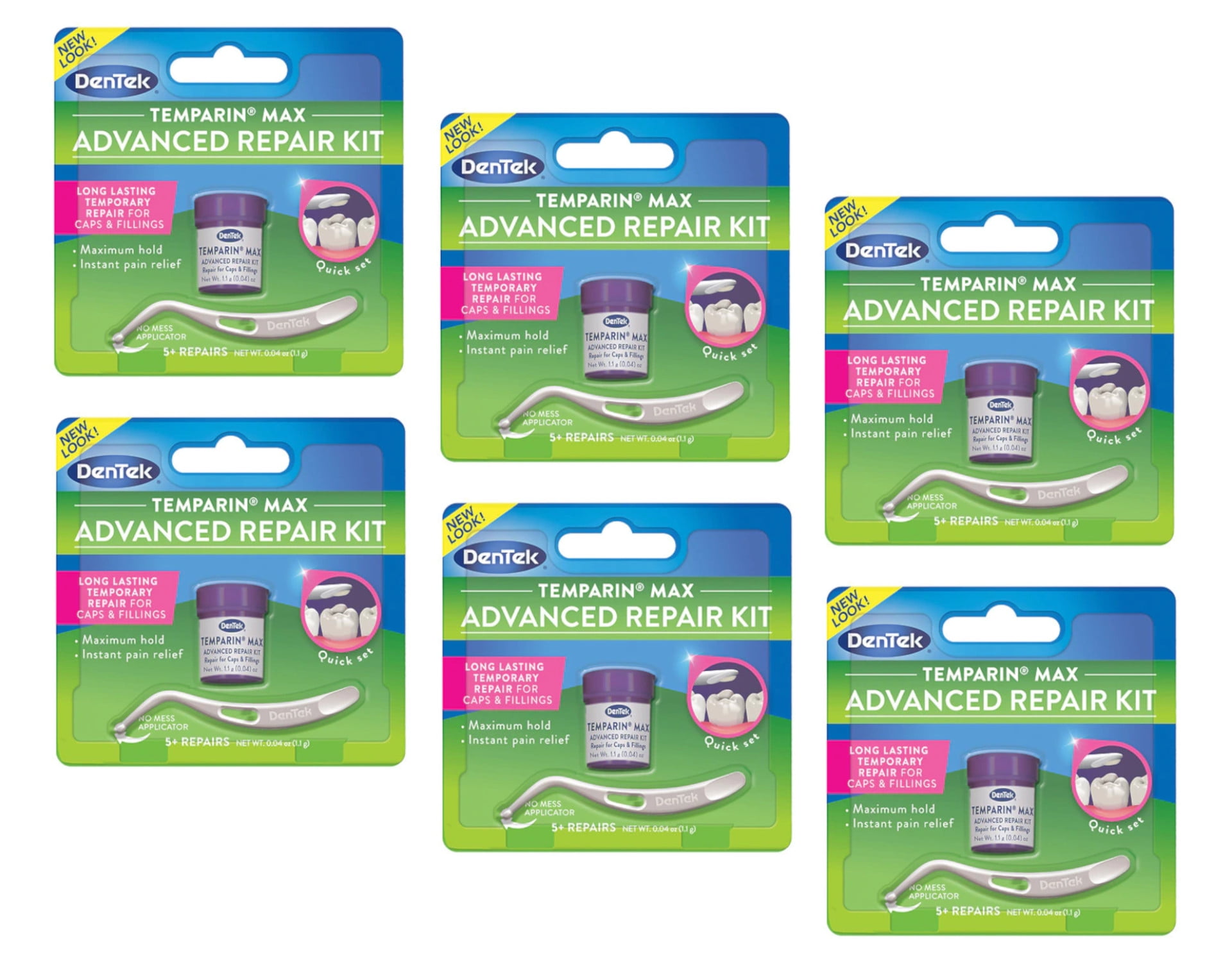 Temparin Max Lost Filling and Loose Cap Repair Kit, One Step Formula, 5