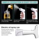 thumbnail image 5 of Billuyoard Pulverizador de aceite eléctrico, dispensador recargable, botella de Spray para asar a la parrilla, hogar, Hotel, cocina, utensilios de cocina Cocina y Comedor Blanco Billuyoard HA061517-01B, 5 of 6