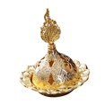 thumbnail image 4 of Porta incienso árabe, exquisita mano de obra, regalos navideños, candelabro antiguo Estilo C, 4 of 9