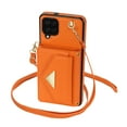 thumbnail image 4 of Nalacover Case for Samsung Galaxy A12 5G, Crossbody Wallet Case with Card Slots Holder, PU Leather Lanyard Shoulder Strap Purse Cover with Kickstand Shockproof Case, Orange, 4 of 8