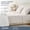 Oatmeal, variant on 4-Piece Soft Breathable 100% Cotton Jersey Knit Bed Sheet Set with Deep Pockets, Includes Flat and Fitted Sheets and Pillowcase, Queen Size, Oatmeal Solid Color