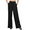 Black, variant on PPCHVOY Women's High Waisted Wide Leg Pants Office Casual Stretch Trousers Comfort Work Pants for Women S-2XL