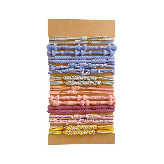 Zlezpi Hair Rope Hair Ties for Women Multiple Styles Cute Hair Tie Bracelet for Thin and Thick Hair/ Tails Multiple Colors Hair Accessories for Women No Damage Hair Elastics