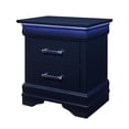 thumbnail image 2 of Transitional Design / Bedside Storage / Blue Nightstand, 2 of 2