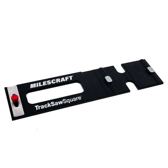 Milescraft 1410 TrackSawSquare – Track Saw Rail Square Guide, 90 Degree Cuts from Edge, Auto-Align, Rip Full Sheets Straight and Square, Fast Adjust, Exclusive for Milescraft 1409 TrackSawGuide