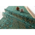 thumbnail image 5 of Xiao Hua Mantel de encaje rectangular para cocina, comedor, boda, fiesta, decoración - TAMAÑO C: 11.8 x 70 pulgadas, verde A, 5 of 5