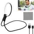thumbnail image 1 of HAOAN Hands Free Magnifying Glass 5X Dimmable Neck Wear Magnifier with 24 Ultra Bright LEDs Light USB Rechargeable LED Magnify, 1 of 10