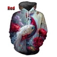 thumbnail image 2 of Sudadera con capucha hermosa de pavo real para hombre, suéteres para hombre, sudaderas con capucha con estampado 3D de animales del zoológico Maurya, ropa para mujer, moda Harajuku, sudadera con capuc, 2 of 5