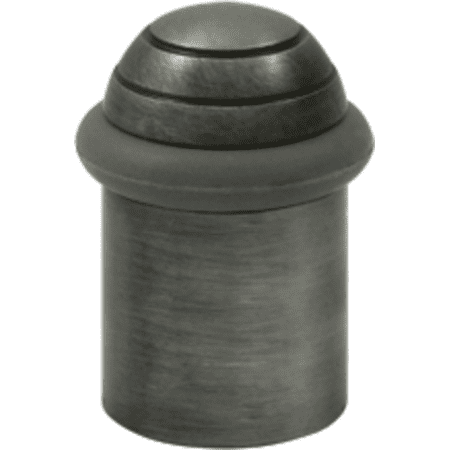 Universal Dome - 2-1/8 Inch Height Solid Brass Round Universal Floor Bumper Dome Cap Antique Nickel