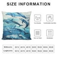 thumbnail image 5 of ONETECH Shark Decor Pillow Covers ,Shark Decor Pillow Covers for Sofa Couch Room，Shark Stuff Pillow Covers，Shark Gifts for Shark Lovers, 5 of 5