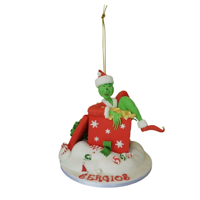 Grinch Decor Grinch Christmas Decorations Bathroom Grinch Christmas Decorations Christmas Tree Ornaments, Acrylic Hanging Xmas Tree Decoration Home Car Backpack Pendant Gift For Kids