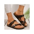 thumbnail image 6 of Comfortable Women's Cork Footbed Sandal with Adjustable Strap for Summer Beach Wear, 6 of 7