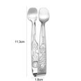 thumbnail image 5 of Shoreew Stainless Steel Ice Cube Clip Rustproof Vibrant Color Comfortable Grip Round Head Sugar Food BBQ Pastry Tongs Kitchen Tool, 5 of 7