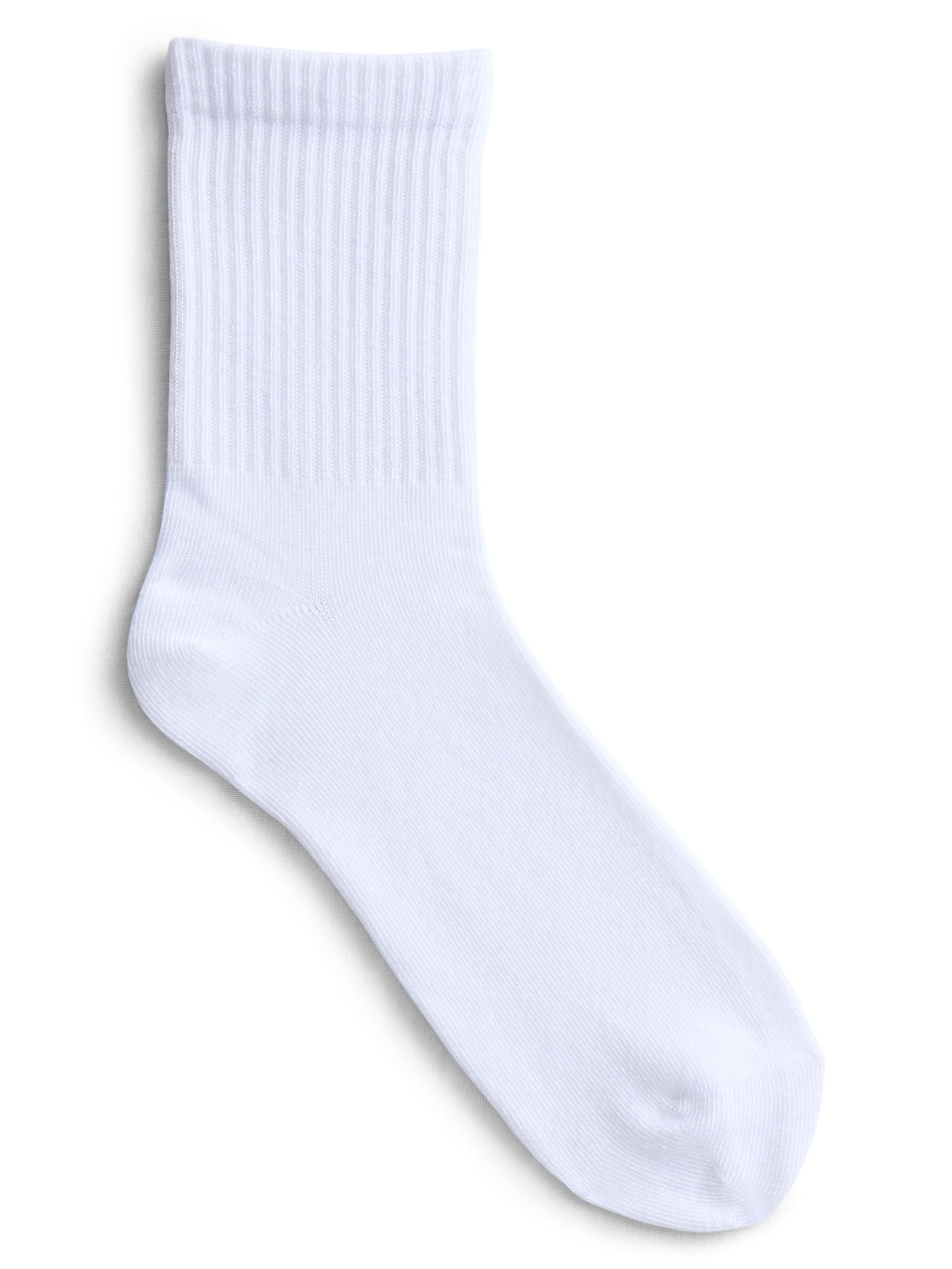 No Boundaries Embroidered Mid Crew Socks, 6-Pack, Women's, Shoe Sizes 4-10