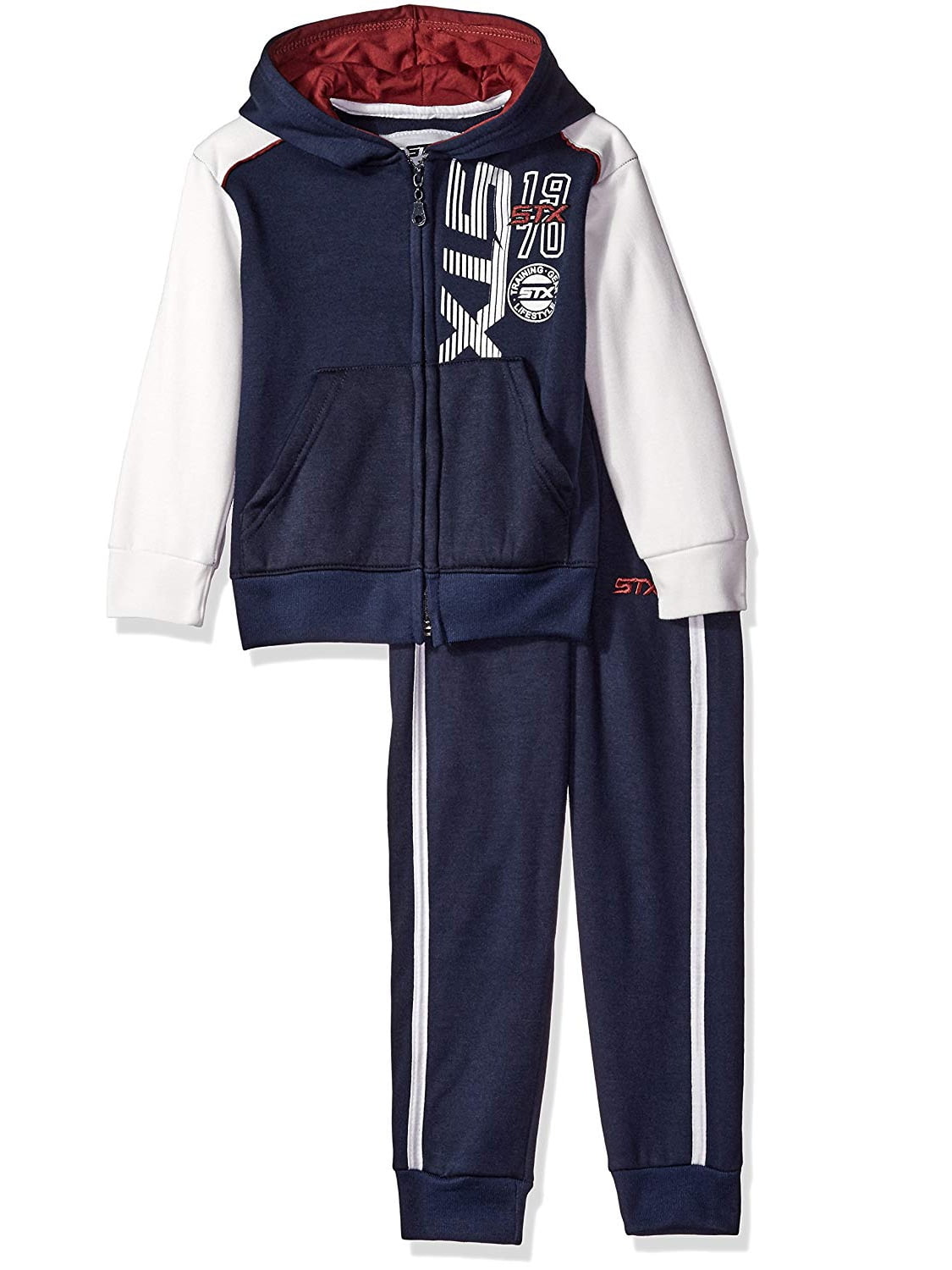 STX - STX Active Zip Up Hoodie and Jogger 2 Piece Set (Little Boys) - Walmart.com - Walmart.com