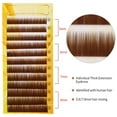 thumbnail image 3 of Extensión de Cejas Postizas de color Marrón Oscuro Mixto, Potenciador de Cejas Falsas, Cejas individuales de 5 A 8 mm, Fibra Suave y CÓMODA, Material Importado de Alta,, 3 of 7