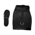 thumbnail image 4 of kurtrusly Hamster Rabbit Guinea Pig Rat Ferret Breathable Mesh Harness Leash Black L, 4 of 7