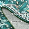 thumbnail image 4 of YJ.GWL Soft Vintage Accent Rugs Floral Area Rug Fluffy Carpet for Living Room Bedroom Home Decor,5'x8',Green, 4 of 8