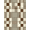 Brown Beige Cream, Pattern 8, variant on ODIKA 8'x10' Washable Area Rug Durable, Non-Slip Patchwork Inspired Block Layout Symmetrical Decorative Round for Living Room, Under Sectional, Family