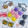 thumbnail image 3 of Paquete de 10 Gafas de Sol Geopty Crystal Oversized Cuadradas, 3 of 7